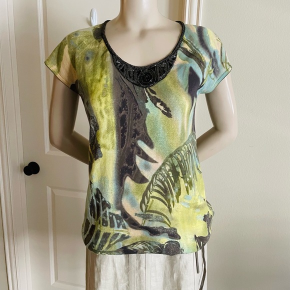 NWOT Luisa Cerano Knit Top Size 4 - Picture 4 of 7